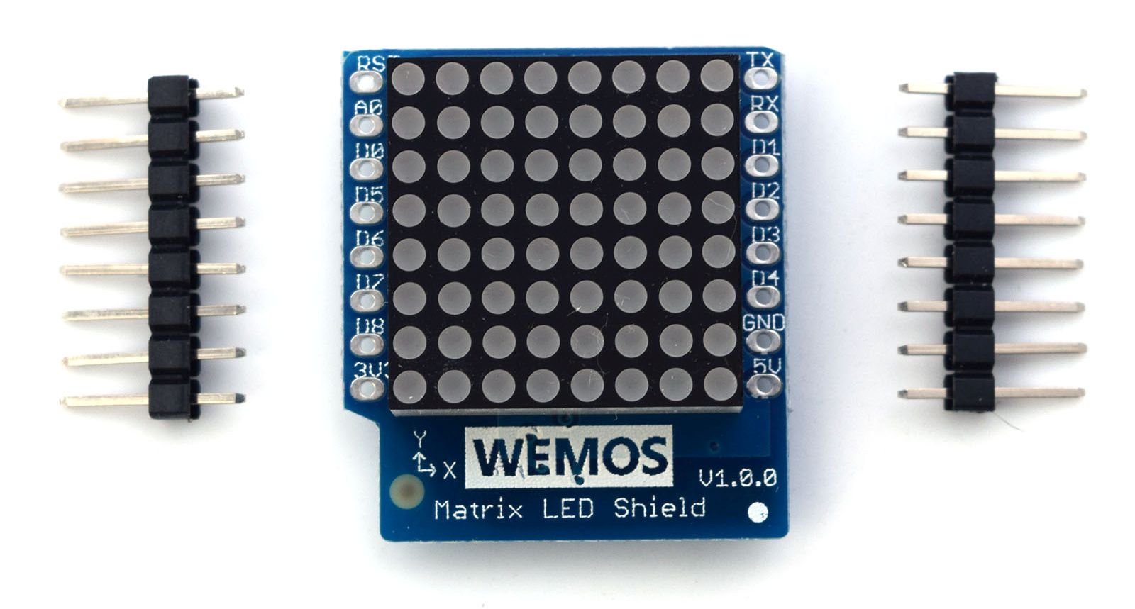 WEMOS D1 mini LED Matrix 8x8 Shield v1